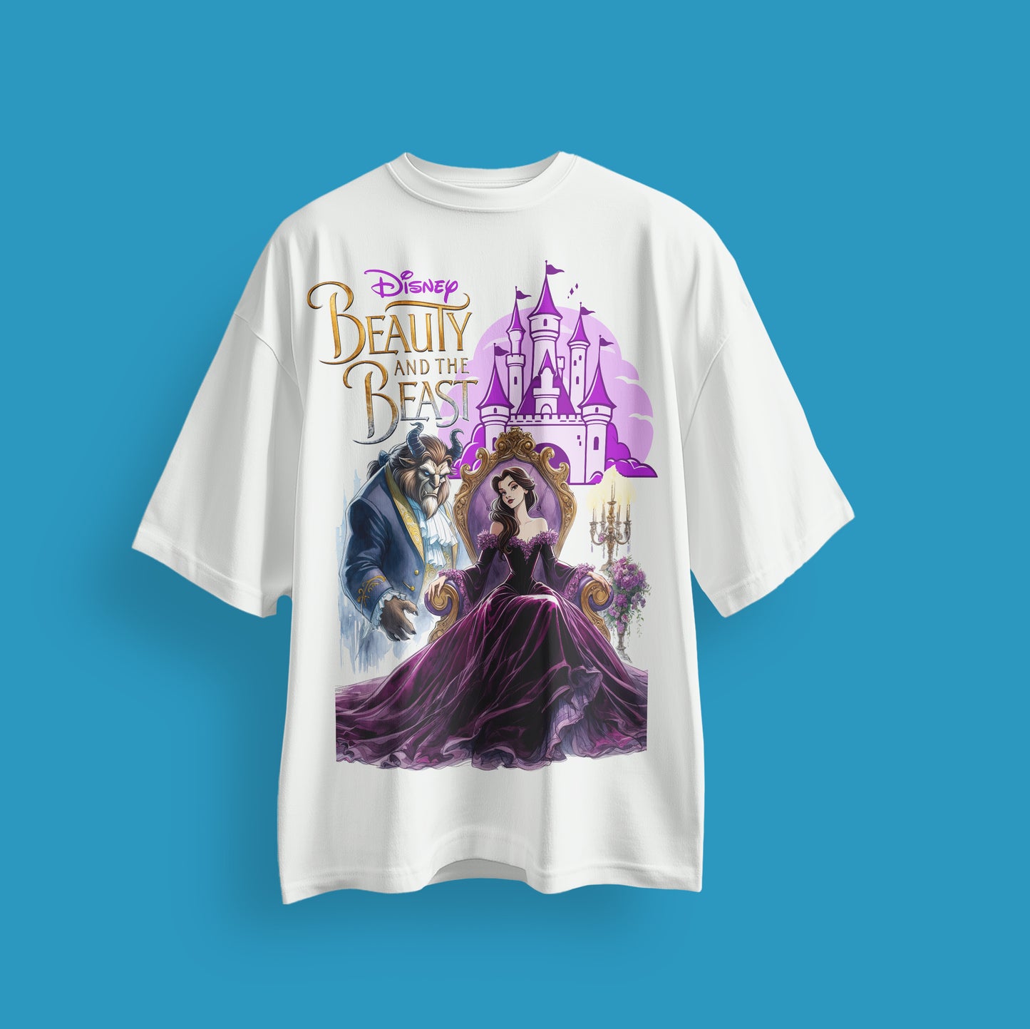 Beauty And The Beast Oversized T-Shirt