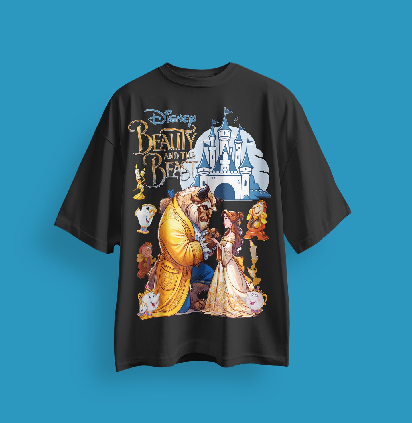 Beauty And The Beast Oversized T-Shirt