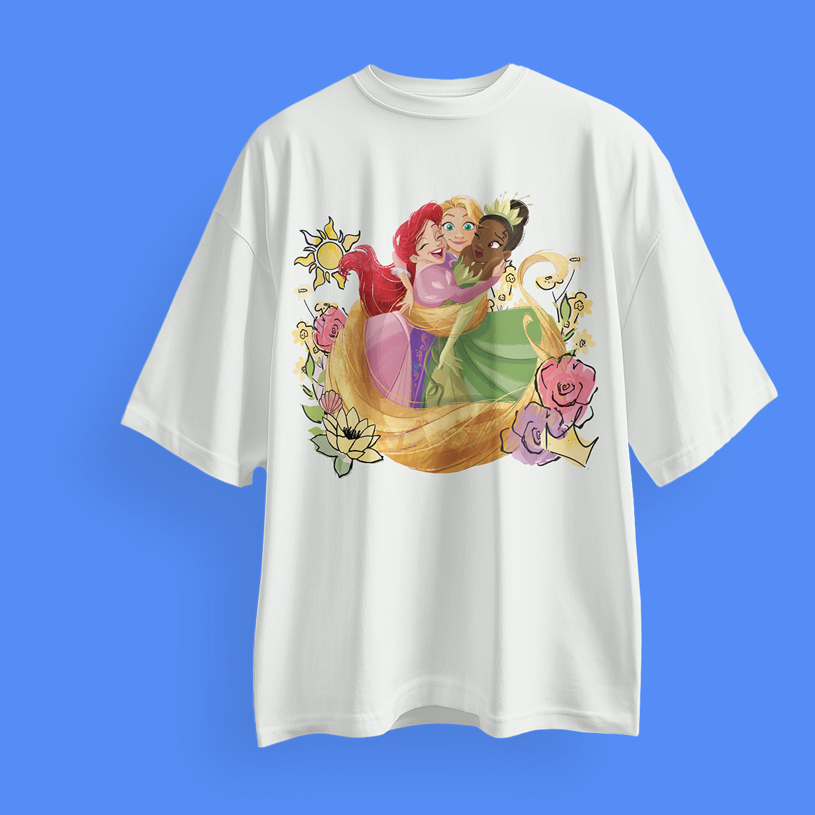 Disney Princess Oversized T-Shirts