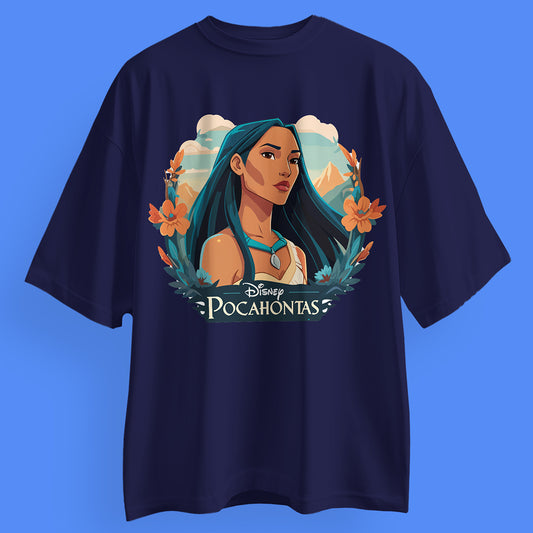 Pocahontas Disney Princess Oversized T-Shirts