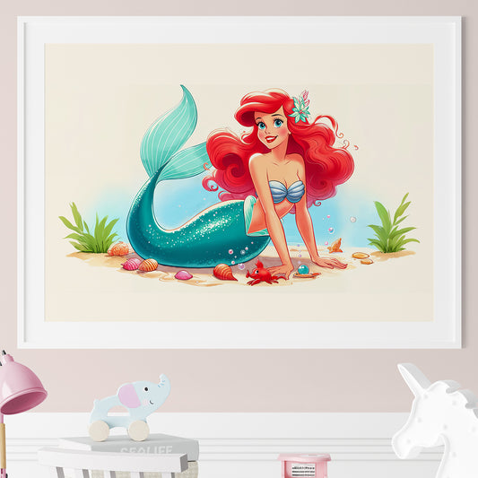 Disney Princess Ariel Framed Prints