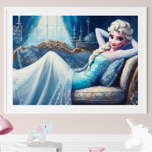 Disney Queen Elsa Frozen Framed Prints