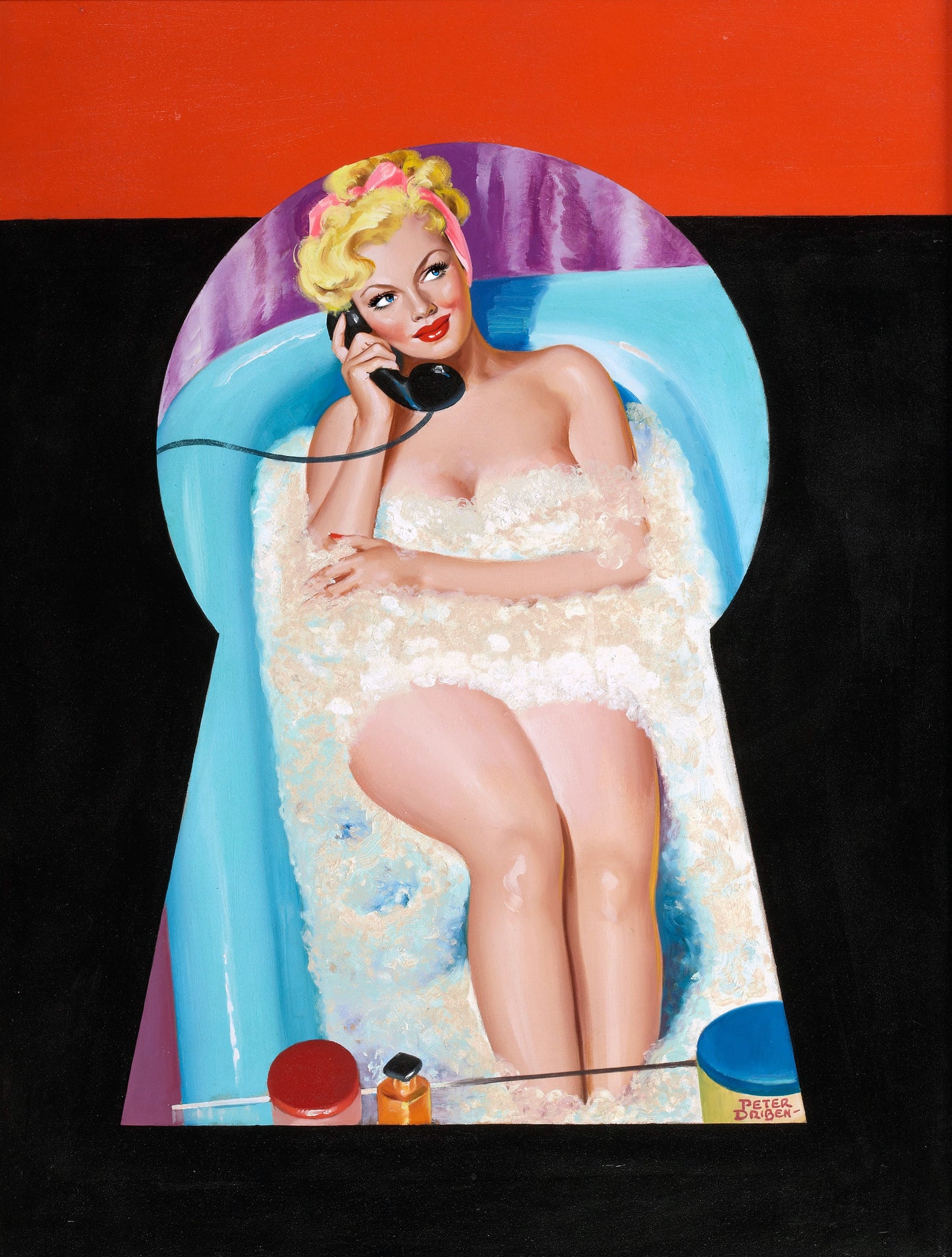 Whisper, May 1950, cover by Peter Driben -Print Art