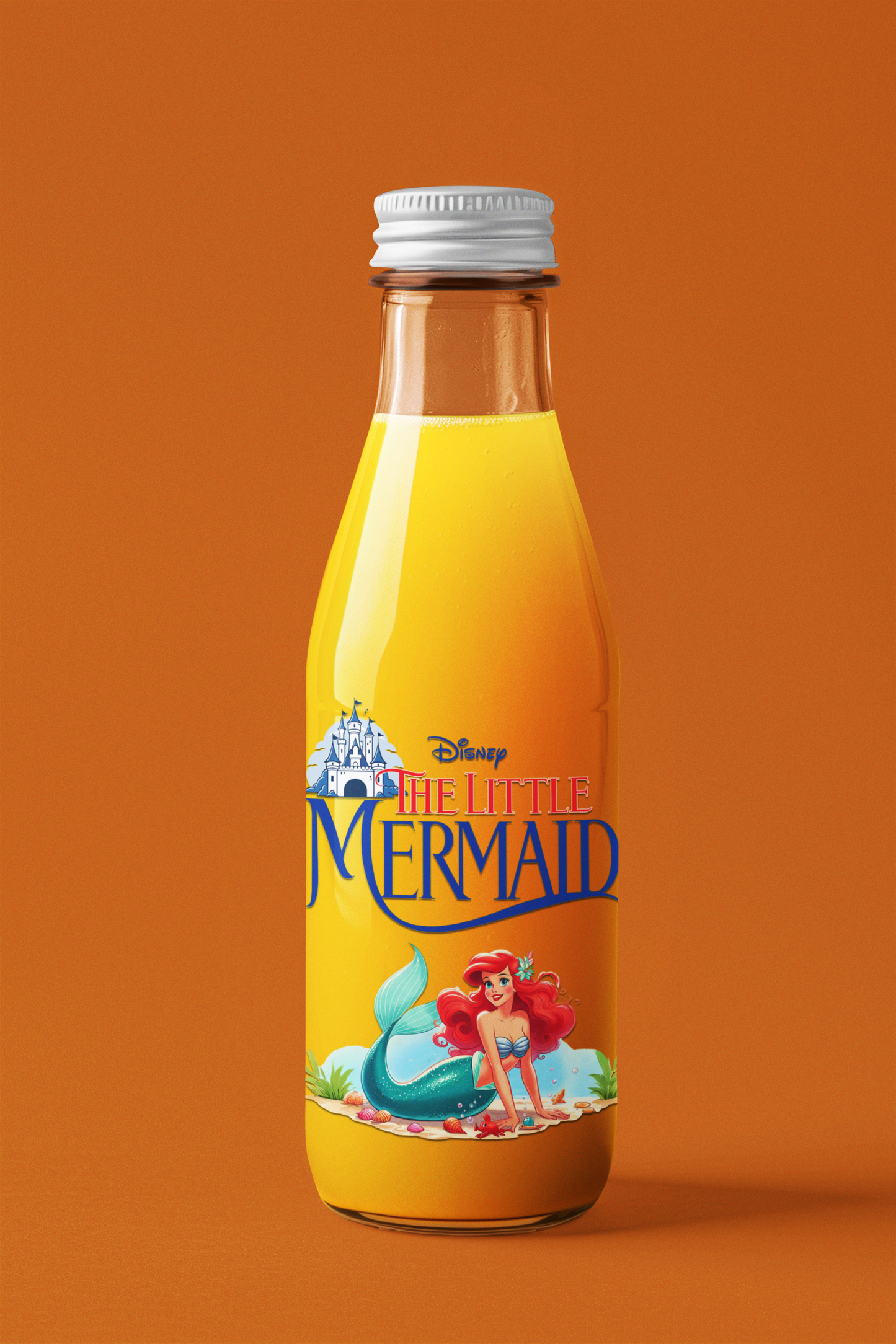 Disney Princess "Ariel" Custom Clear Stickers