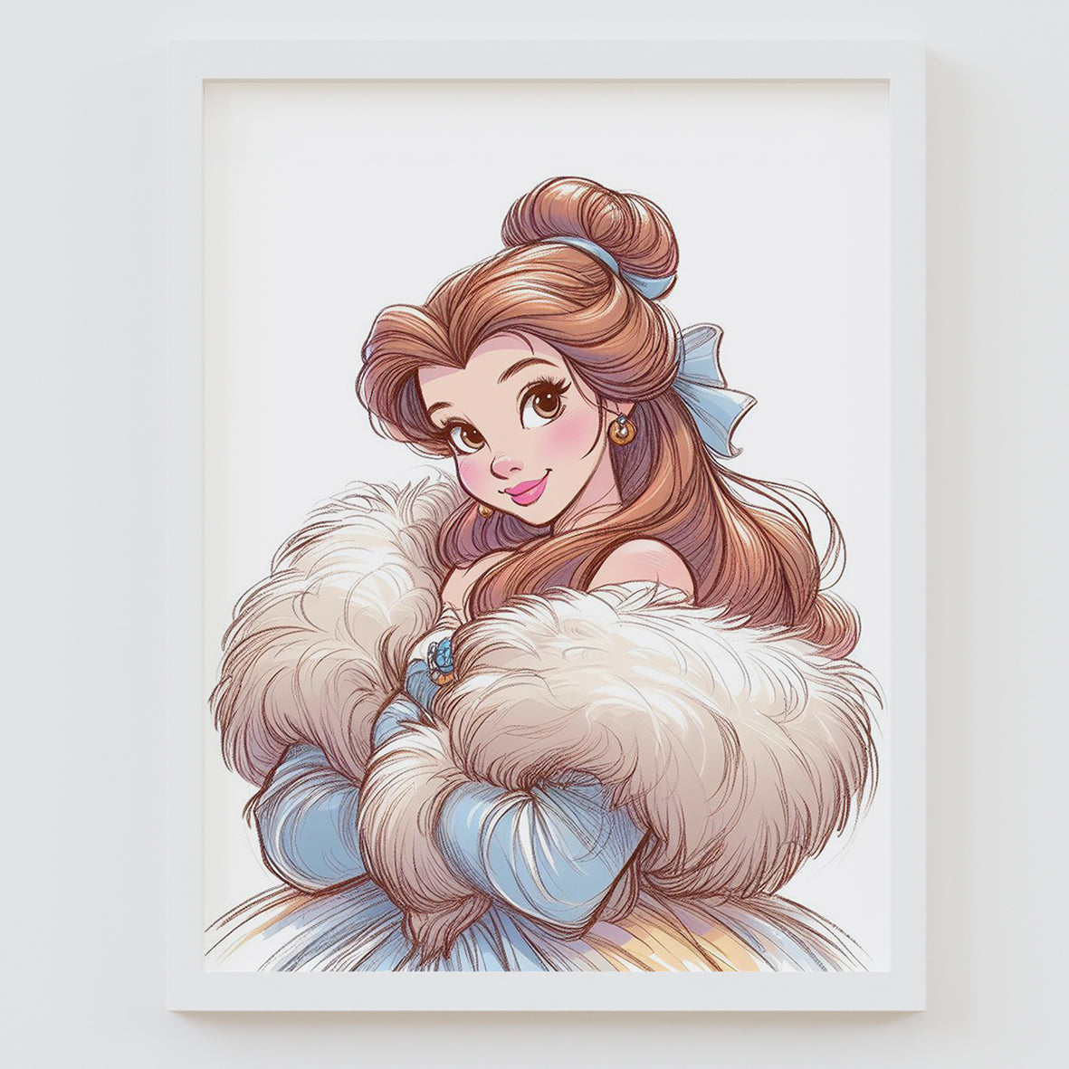 Disney Princess Belle Framed Prints