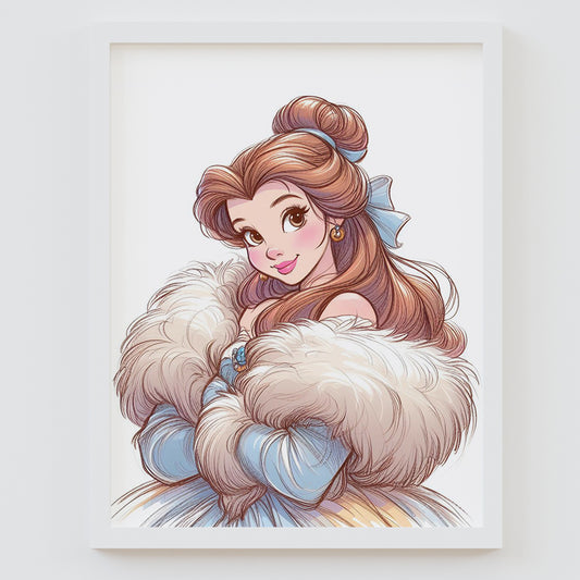 Disney Princess Belle Framed Prints