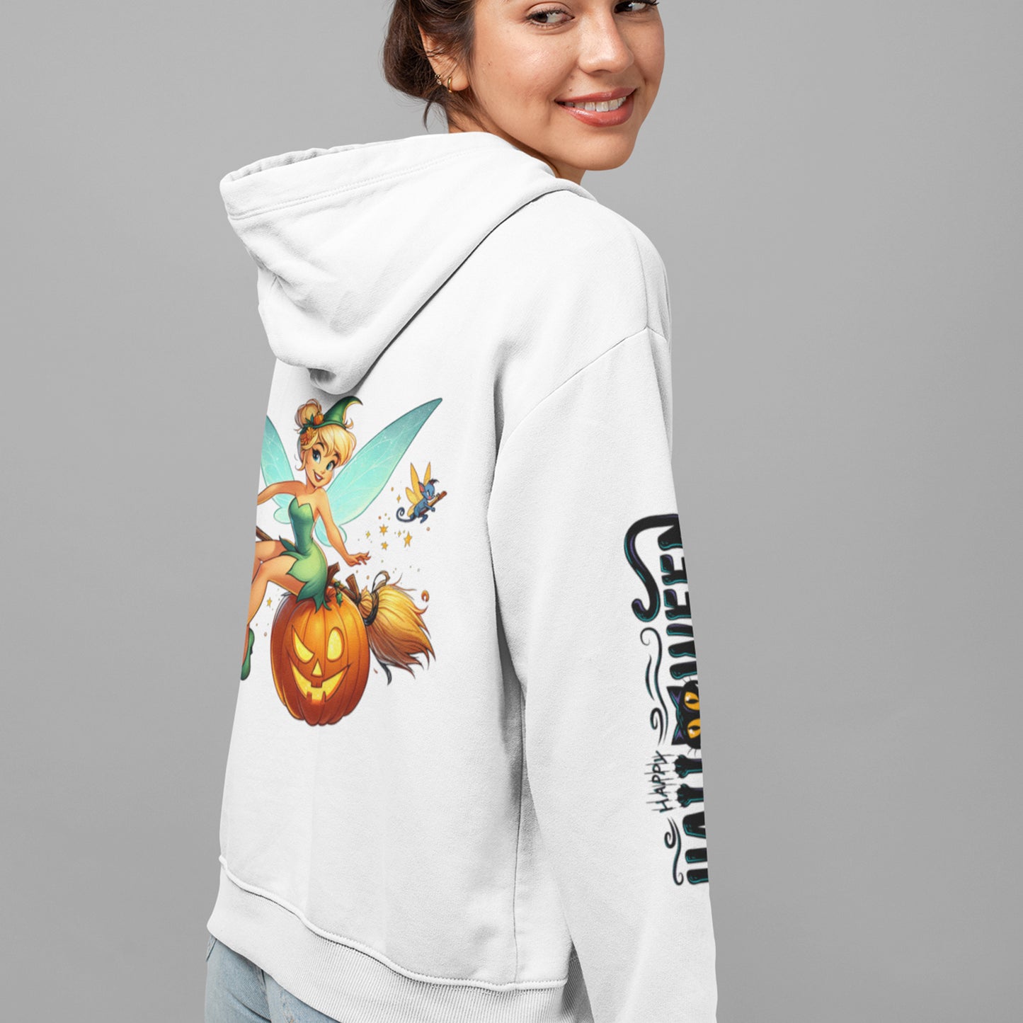 Custom Hoodies "Happy Halloween Collections Tinker Bell (Copy)