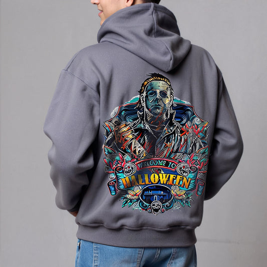 Custom Hoodies "Happy Halloween Collections  'Welcome to Halloween'