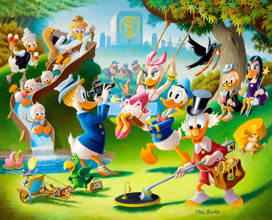 Donald Duck Poster "Holiday" by Carl Barks