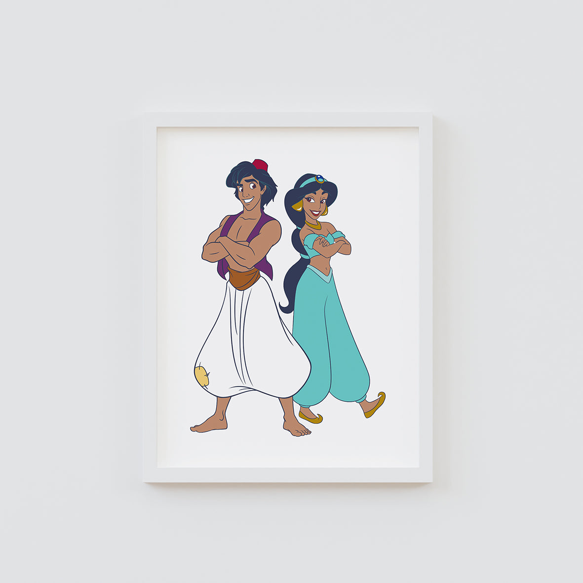 Disney Princess Jasmine Framed Prints