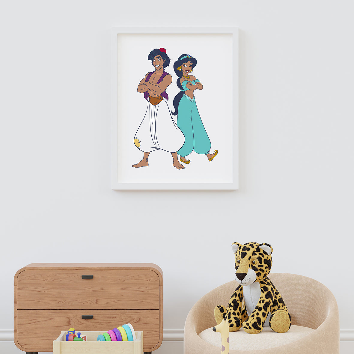 Disney Princess Jasmine Framed Prints