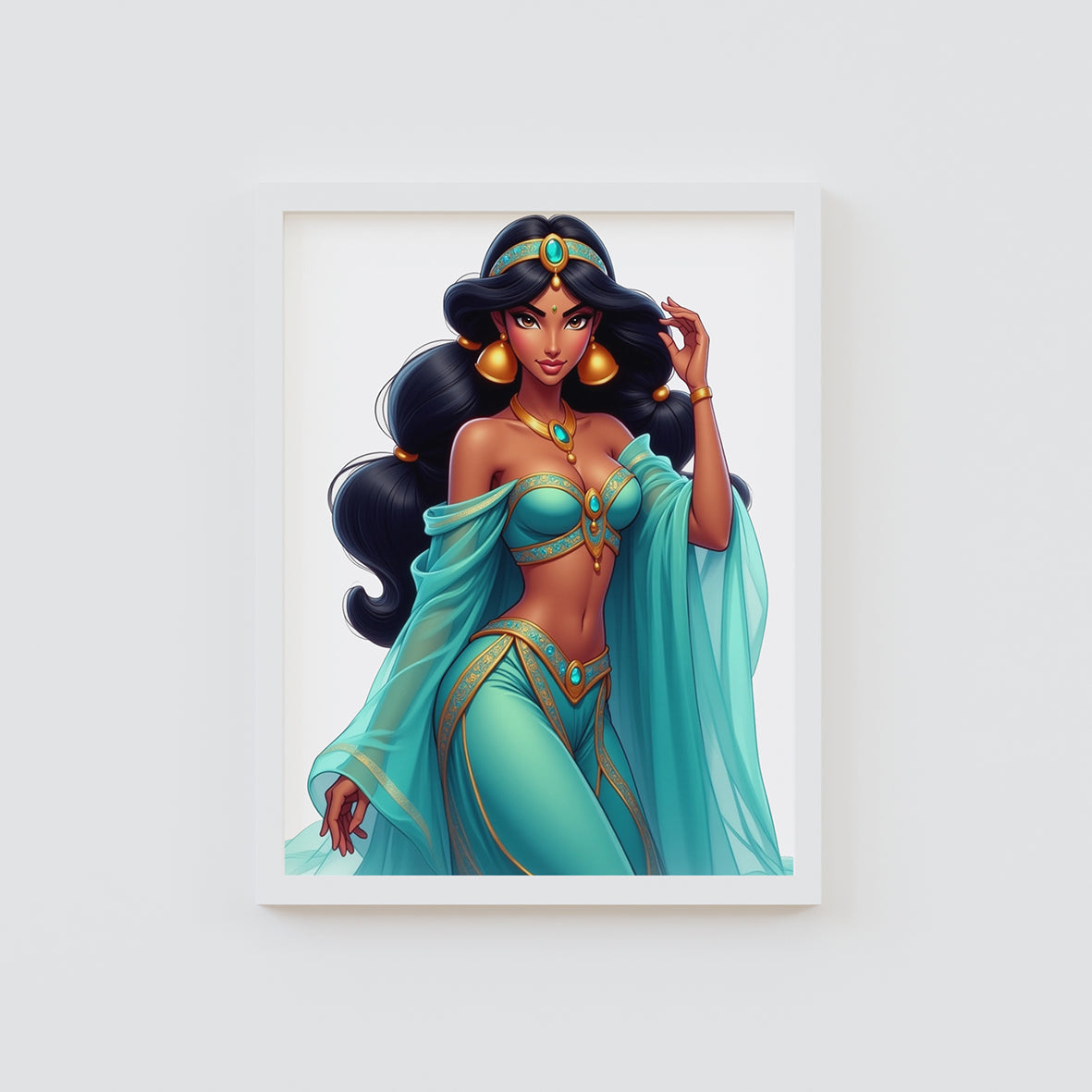 Disney Princess Jasmine Framed Prints