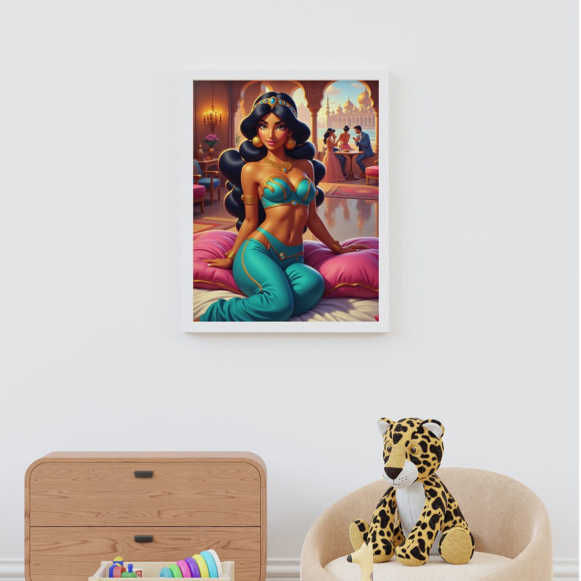 Disney Princess Jasmine Framed Prints
