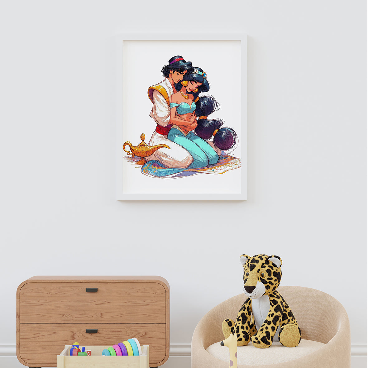 Disney Princess Jasmine Framed Prints