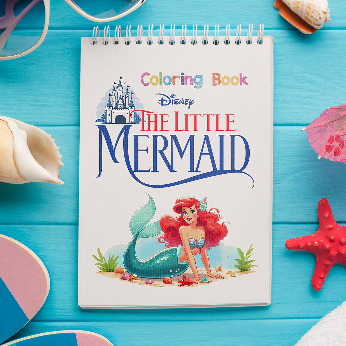 Disney Mermaids Coloring Book