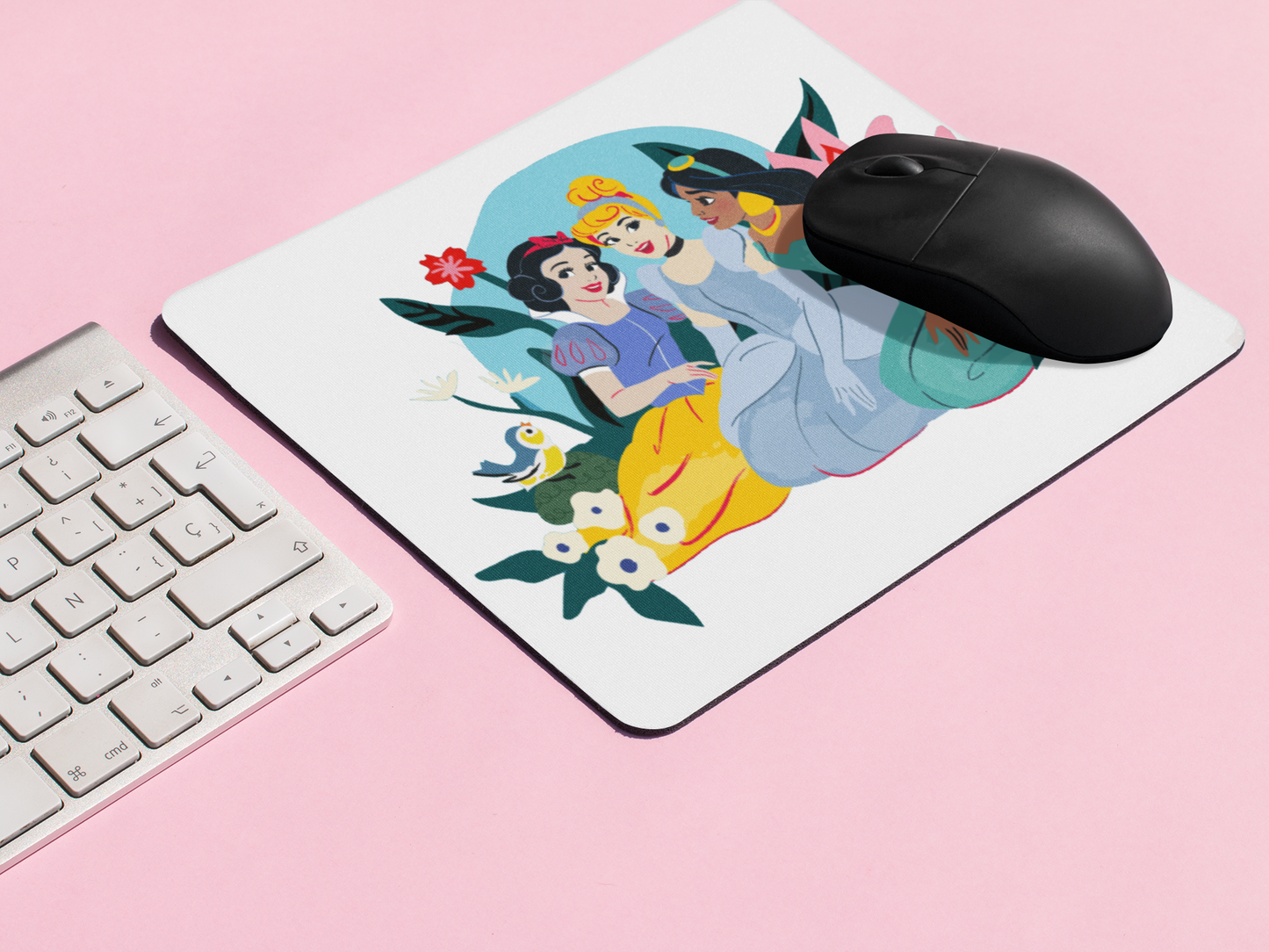 Disney Princess "With Snow White"  Mousepads: Enchant Your Workspace