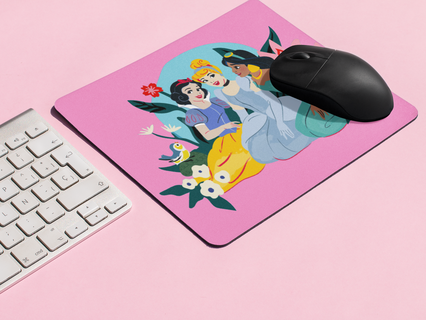 Disney Princess "With Snow White"  Mousepads: Enchant Your Workspace