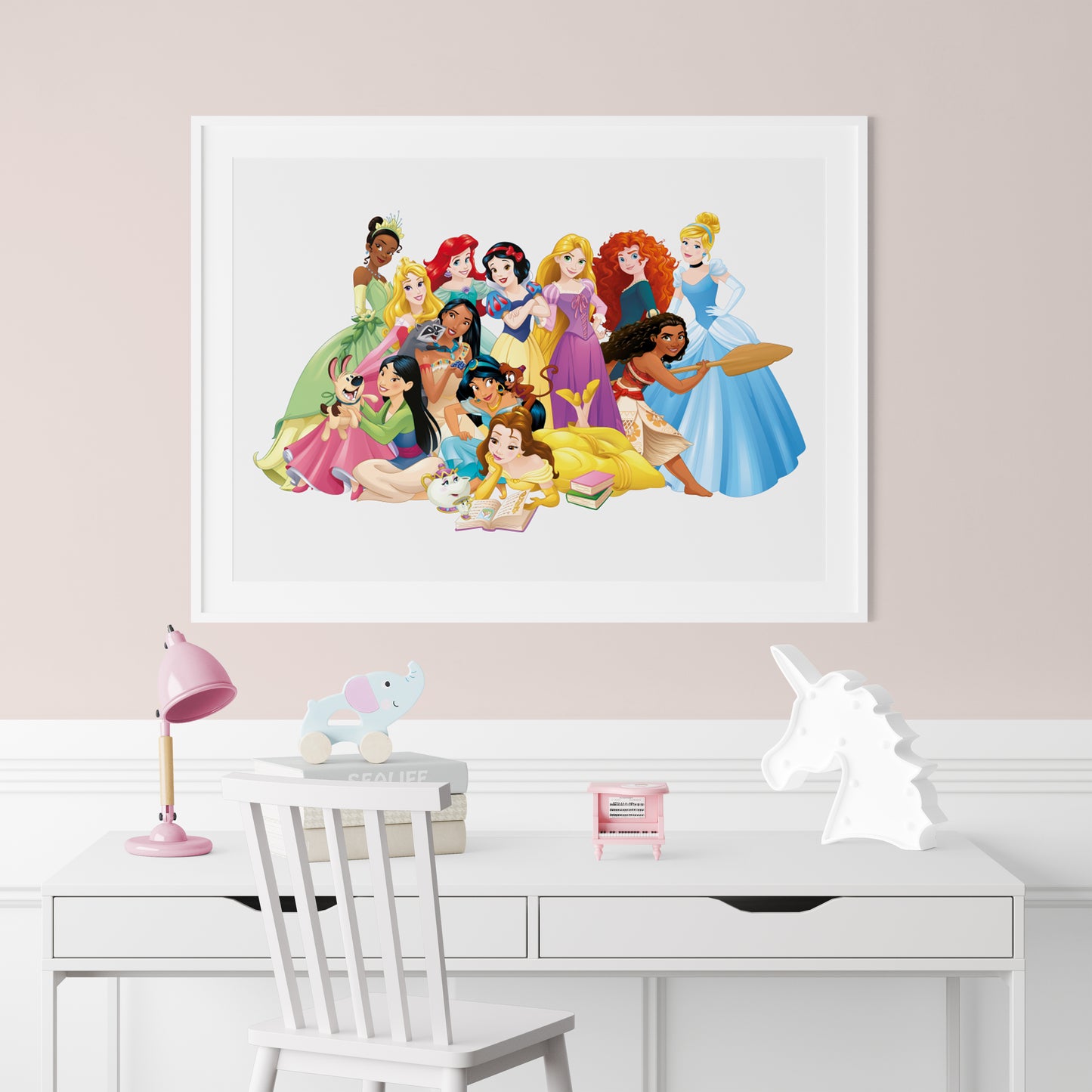 Disney Princesses Framed Prints