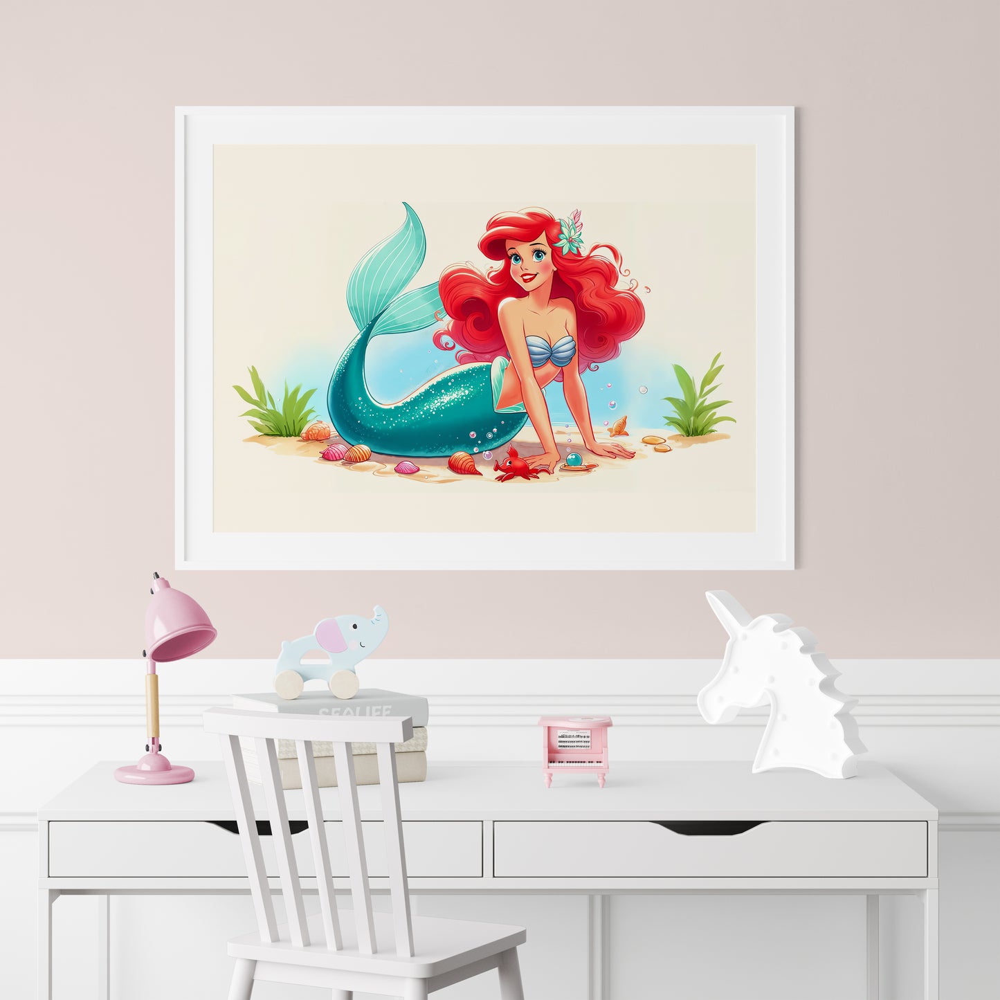 Disney Princess Ariel Framed Prints