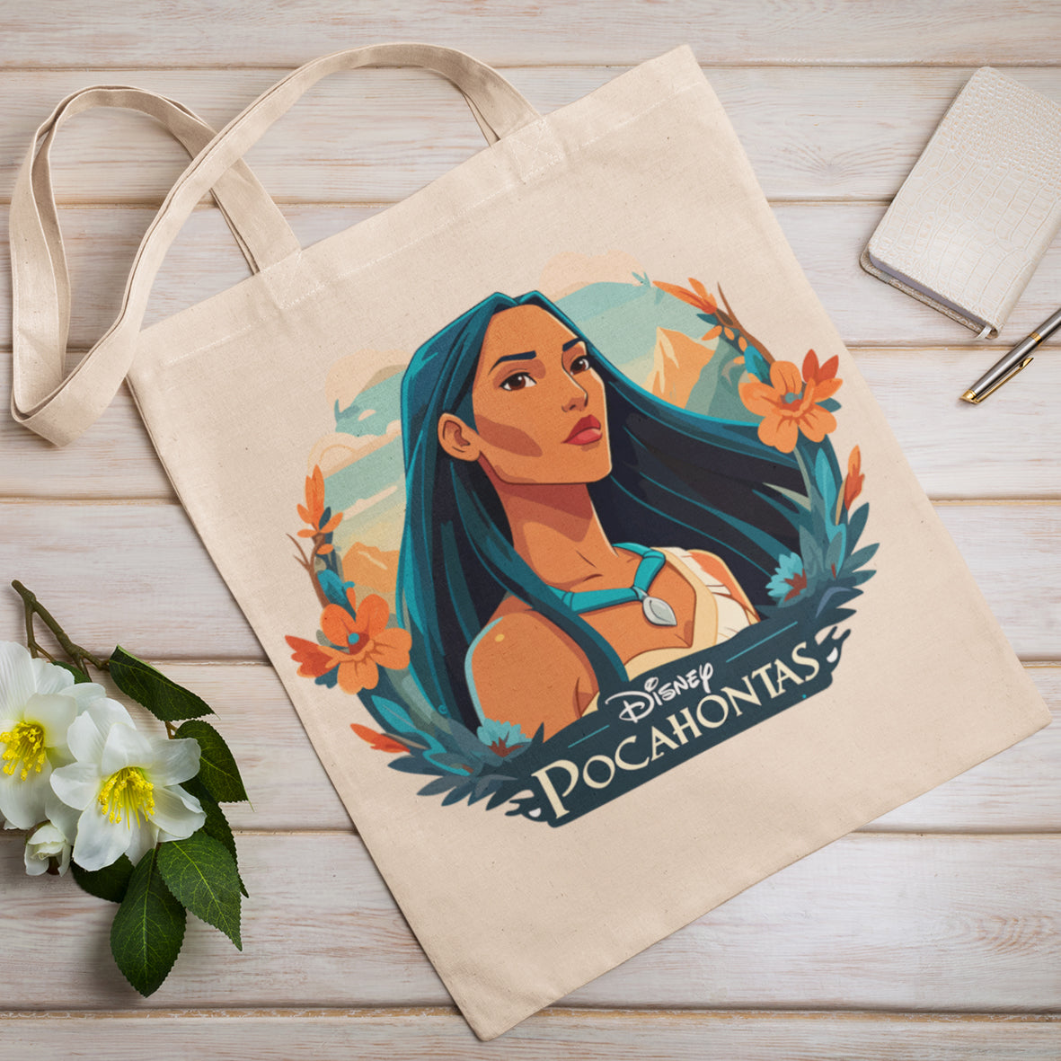 Disney Princess Pocahontas Tote Bags