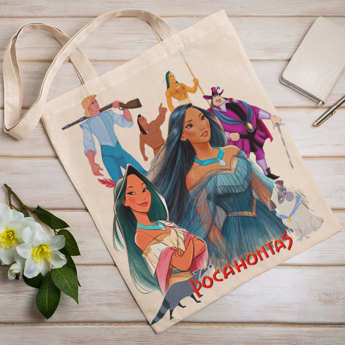 Disney Princess Pocahontas Tote Bags