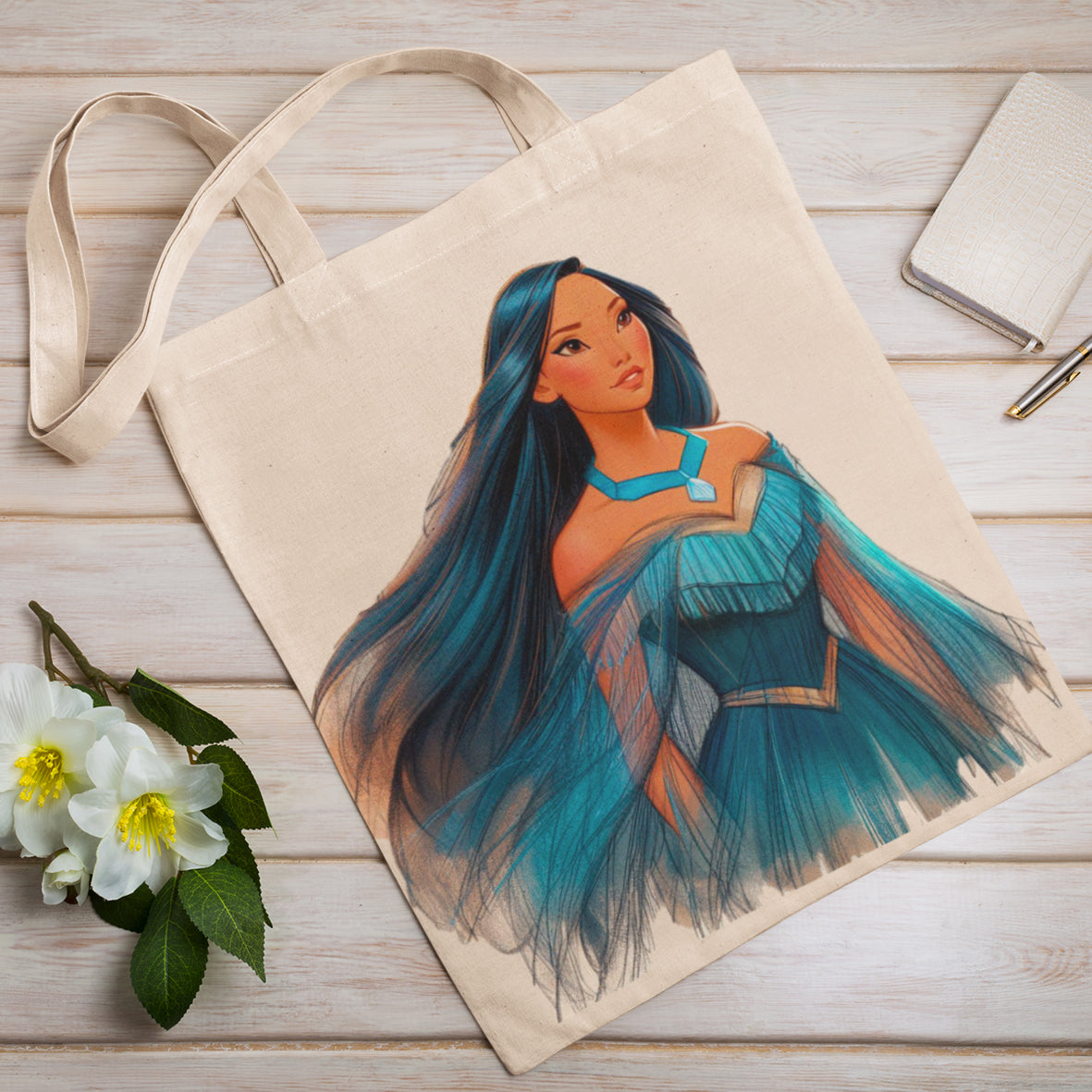 Disney Princess Pocahontas Tote Bags