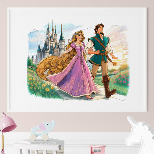 Disney Princess Rapunzel Framed Prints