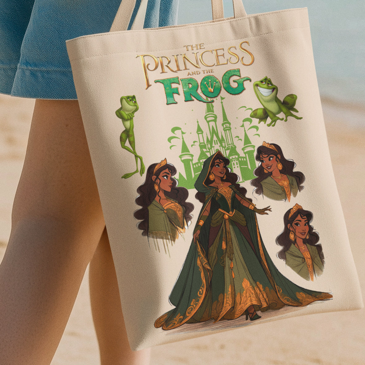 Tiana-inspired Tote Bags