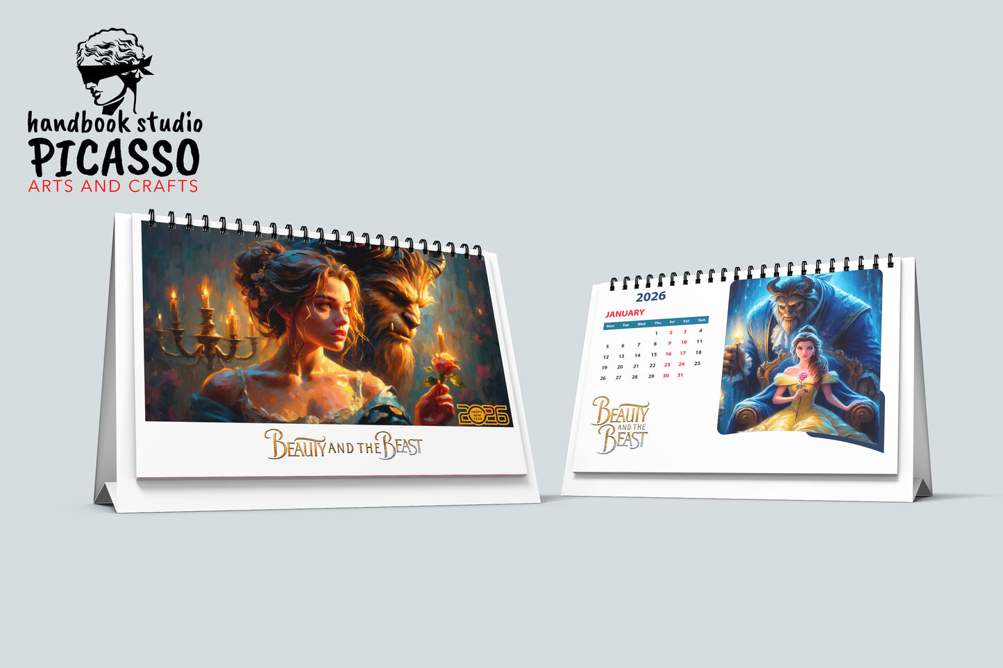 Custom Disney Princess Calendars  "Belle"