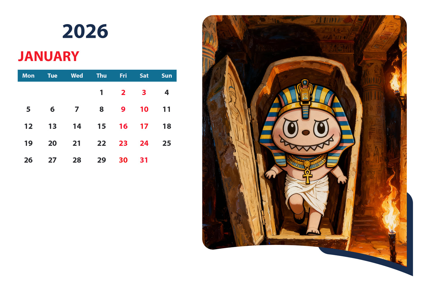 Custom Calendar – Your Year, Your Way! (Labubu)