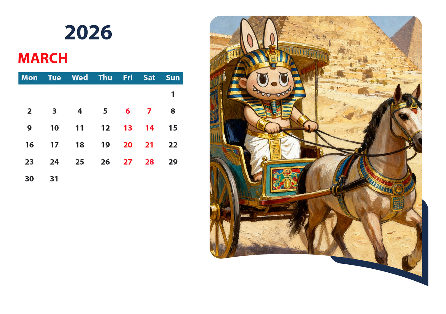 Custom Calendar – Your Year, Your Way! (Labubu)