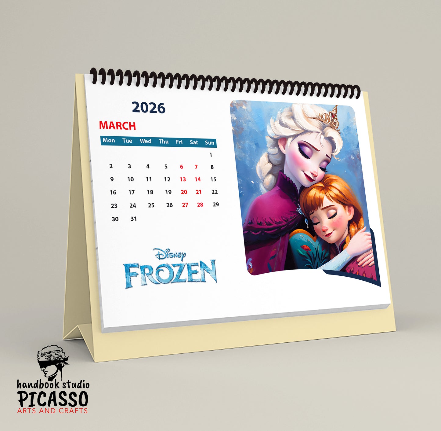 Custom Disney Princess Calendars