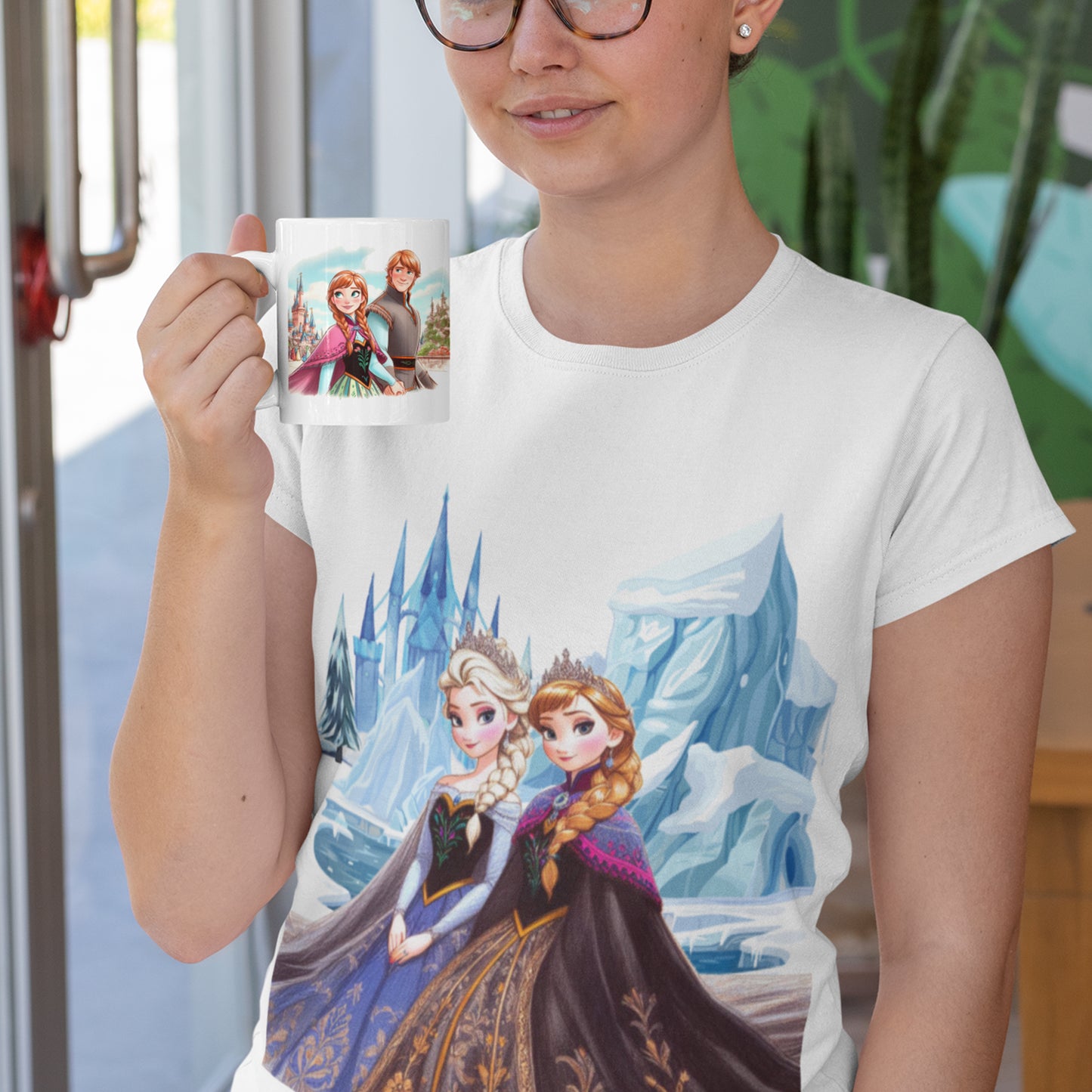Disney Frozen Princess Anna and Kristoff 11-oz Coffee Mug