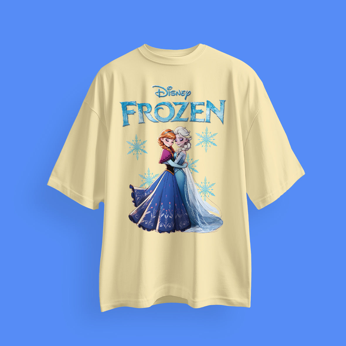 Disney Frozen Oversized T-Shirts: Elsa & Anna Collection