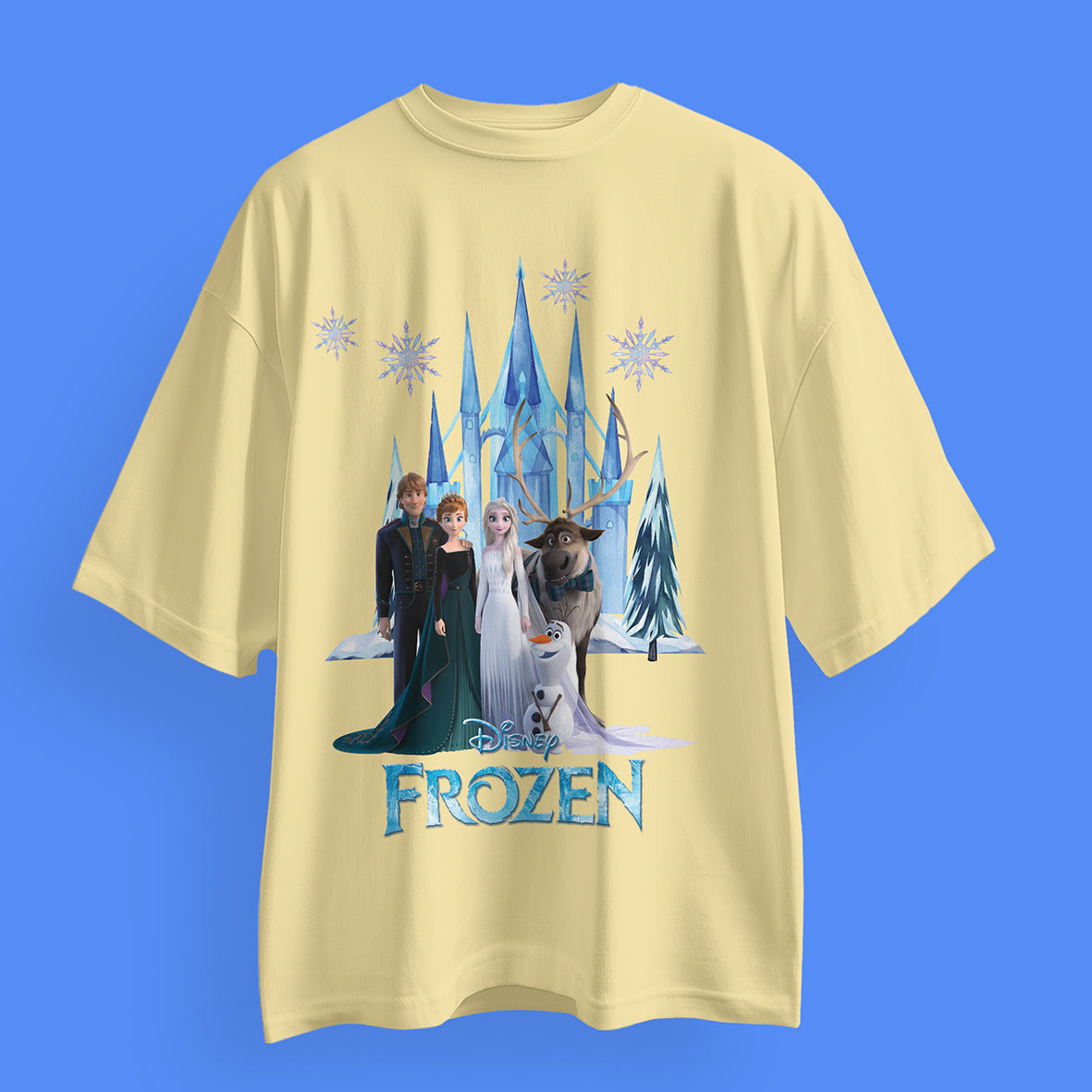 Disney Frozen Oversized T-Shirts: Elsa & Anna Collection
