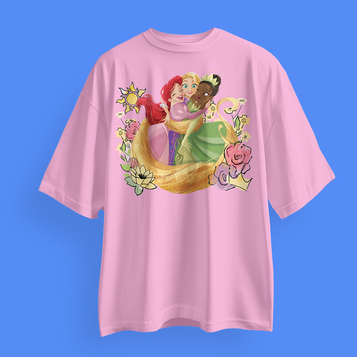 Disney Princess Oversized T-Shirts