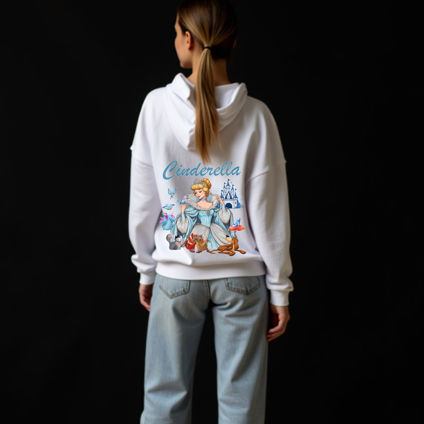 Custom Disney Character Hoodies "Cinderella"