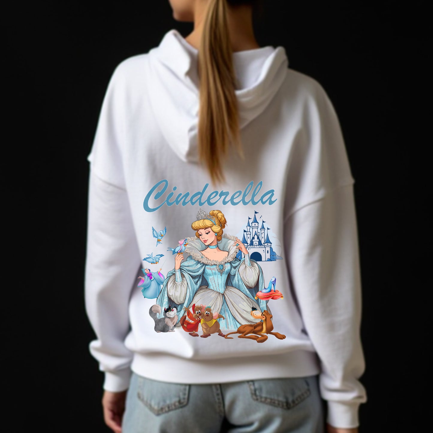 Custom Disney Character Hoodies "Cinderella"