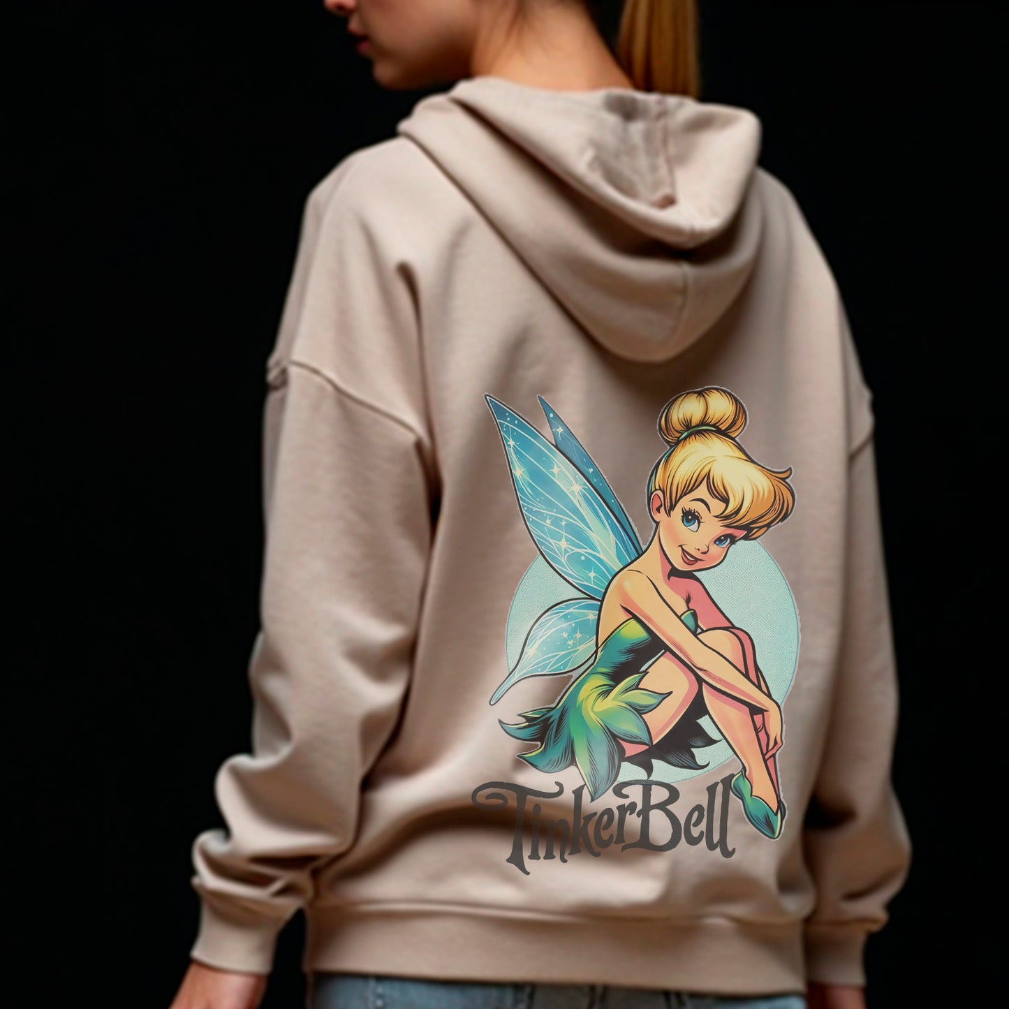 Custom Disney Character Hoodies "Tinker Bell