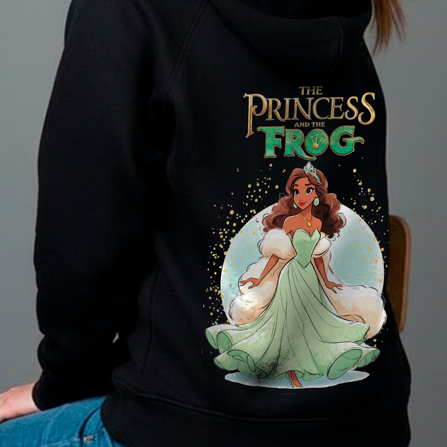 Custom Disney Character Hoodies "Princess and the frog"