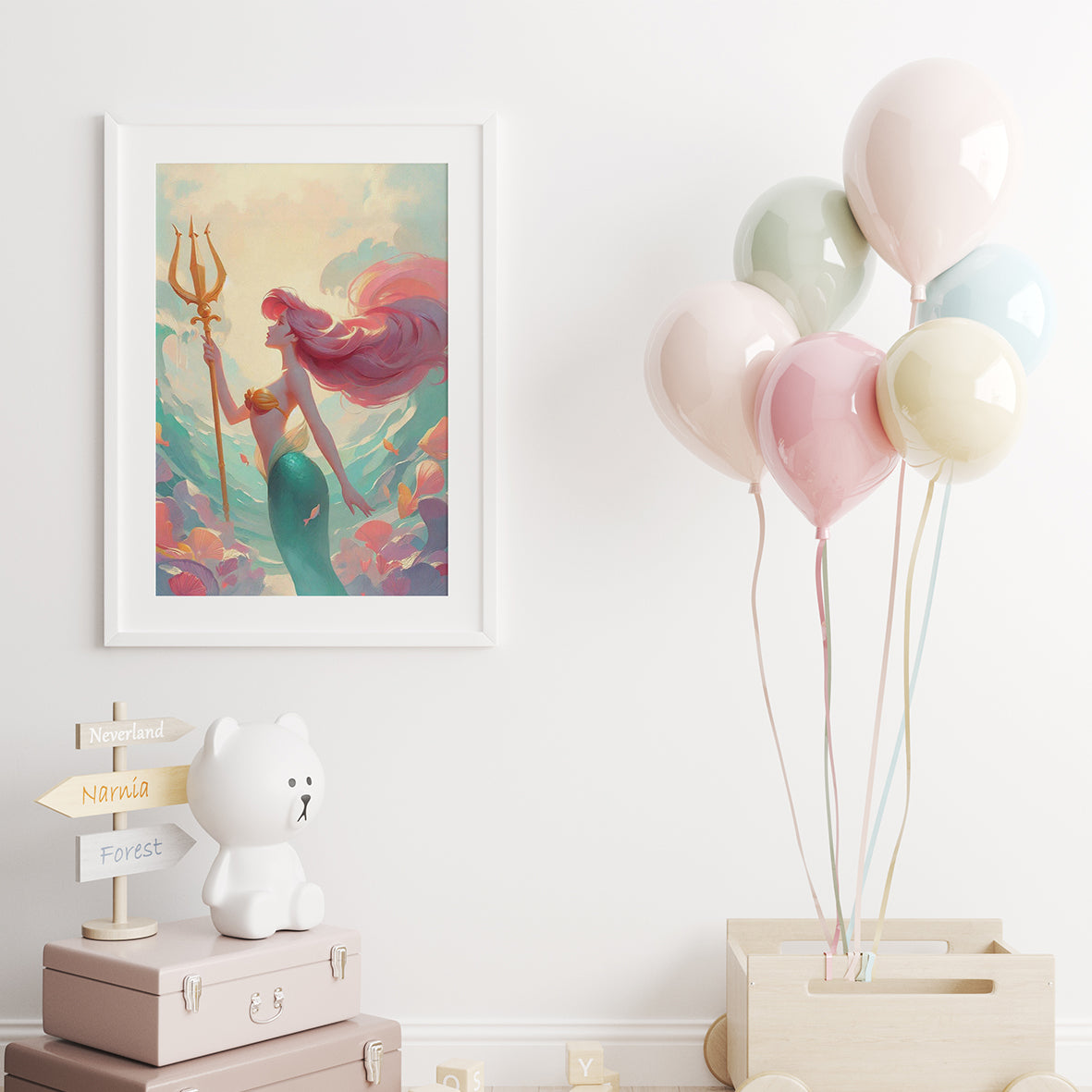 Disney Princess Ariel Framed Prints