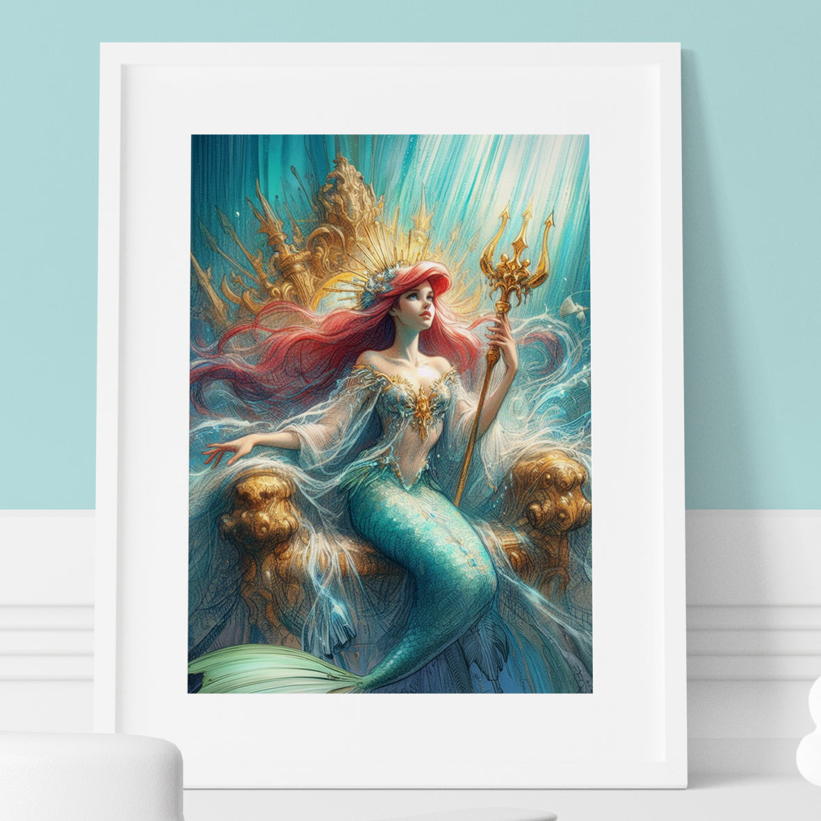 Disney Princess Ariel Framed Prints