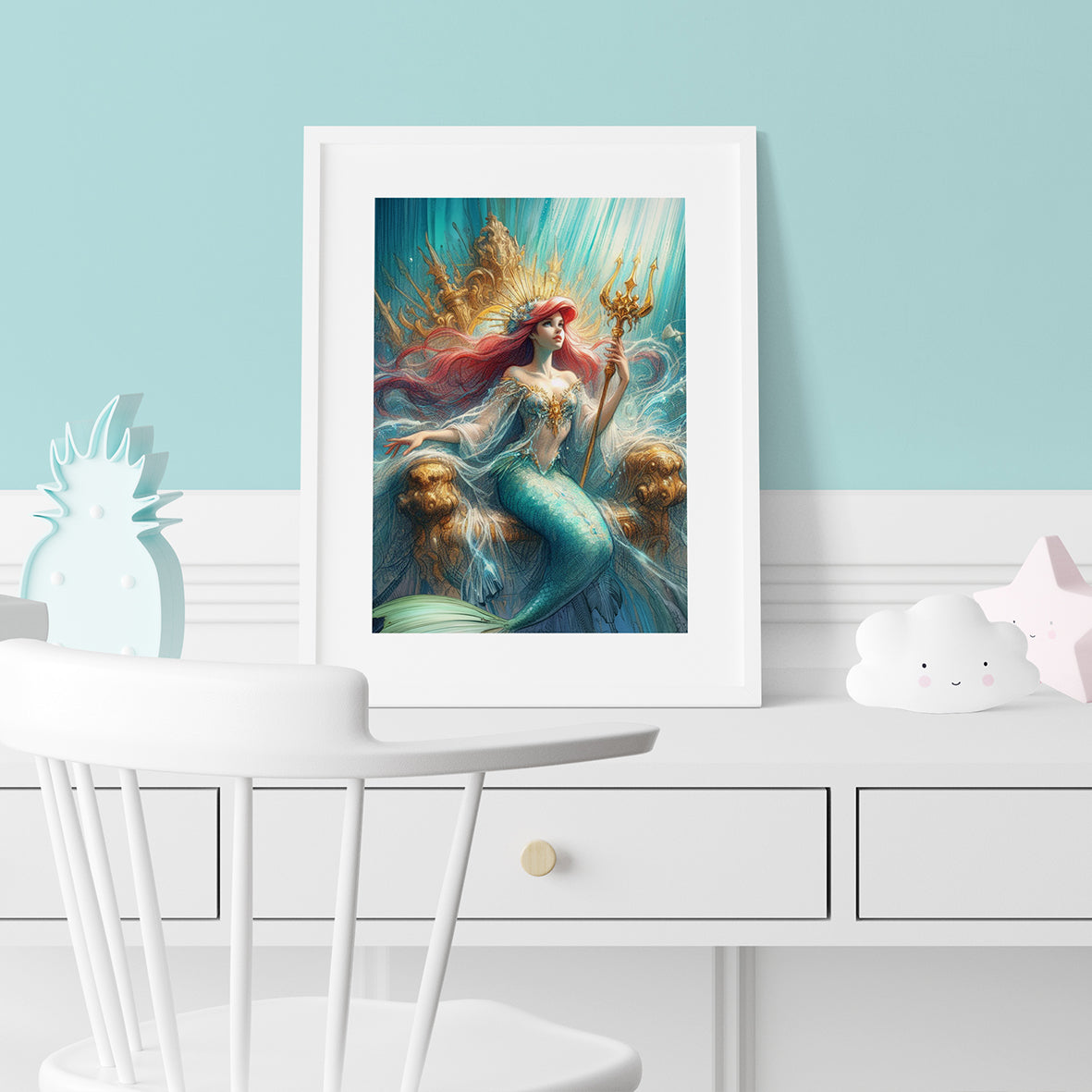 Disney Princess Ariel Framed Prints