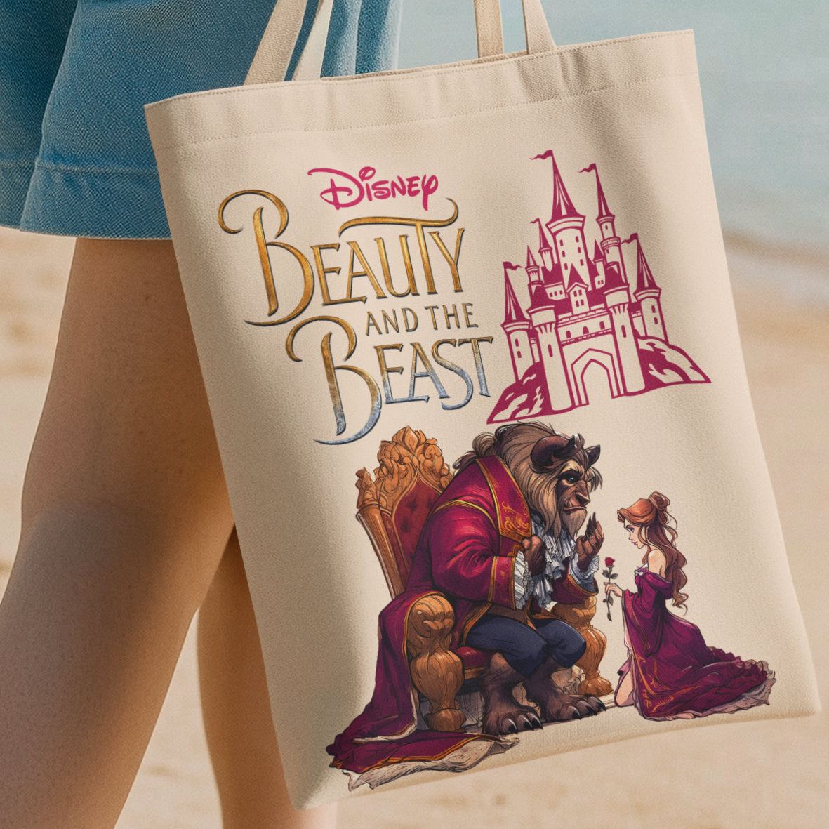 Disney Beauty and the Beast Tote Bags – Enchant Your Everyday