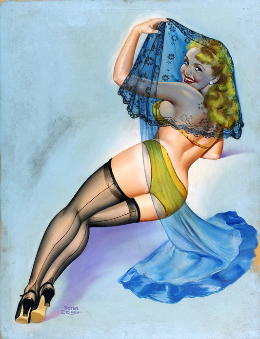 The Veil by Peter Driben  -Print Art