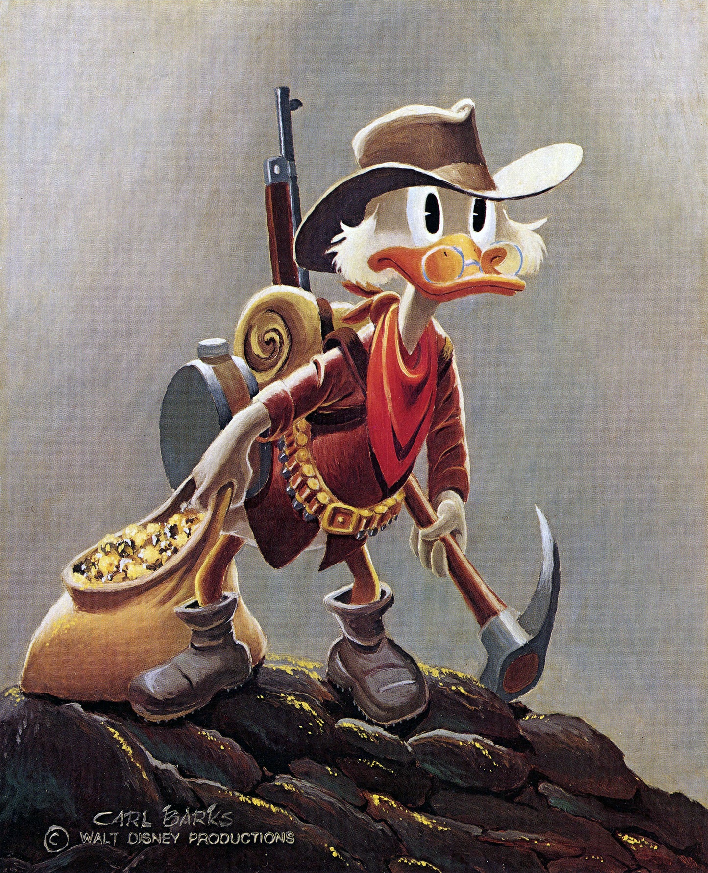 Donald Duck Poster "always another rainbow" by Carl Barks