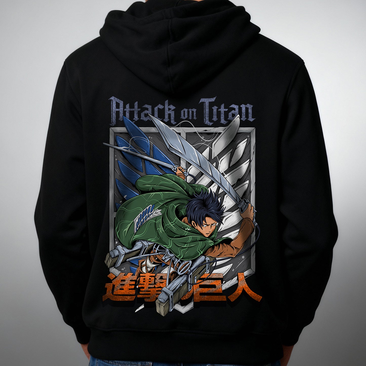Custom Anime Characters Hoodies -Attack on Titan