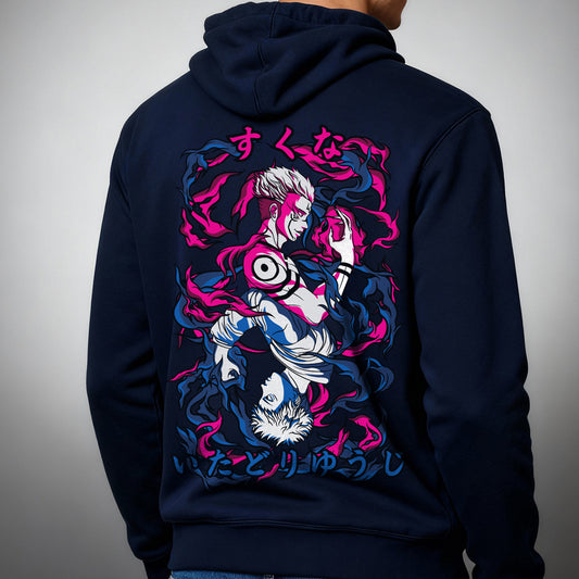 Custom Anime Characters Hoodies "Navy blue hoodie''