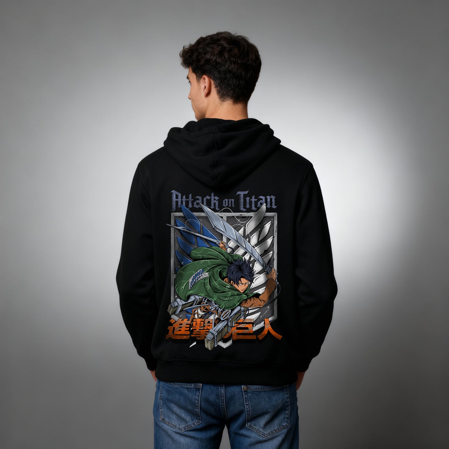 Custom Anime Characters Hoodies -Attack on Titan