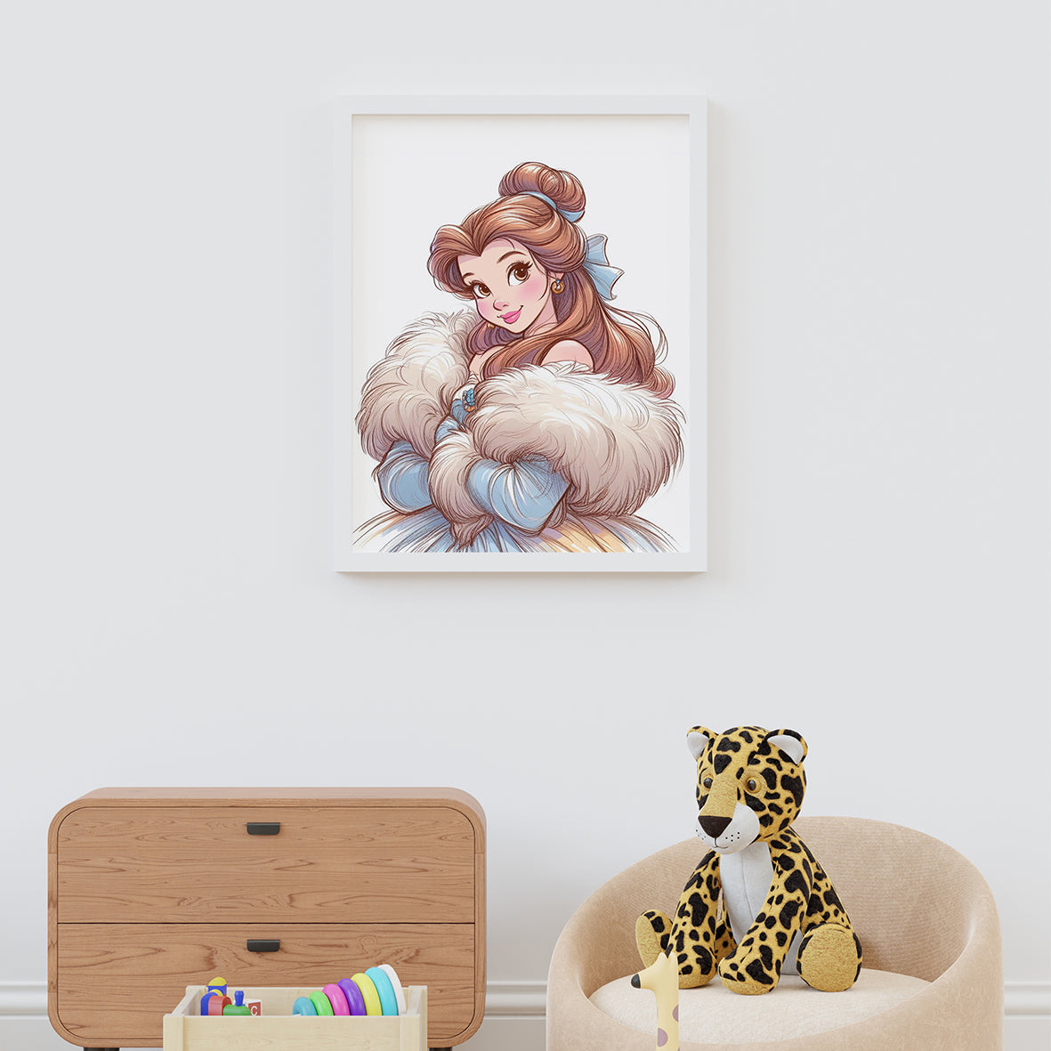 Disney Princess Belle Framed Prints